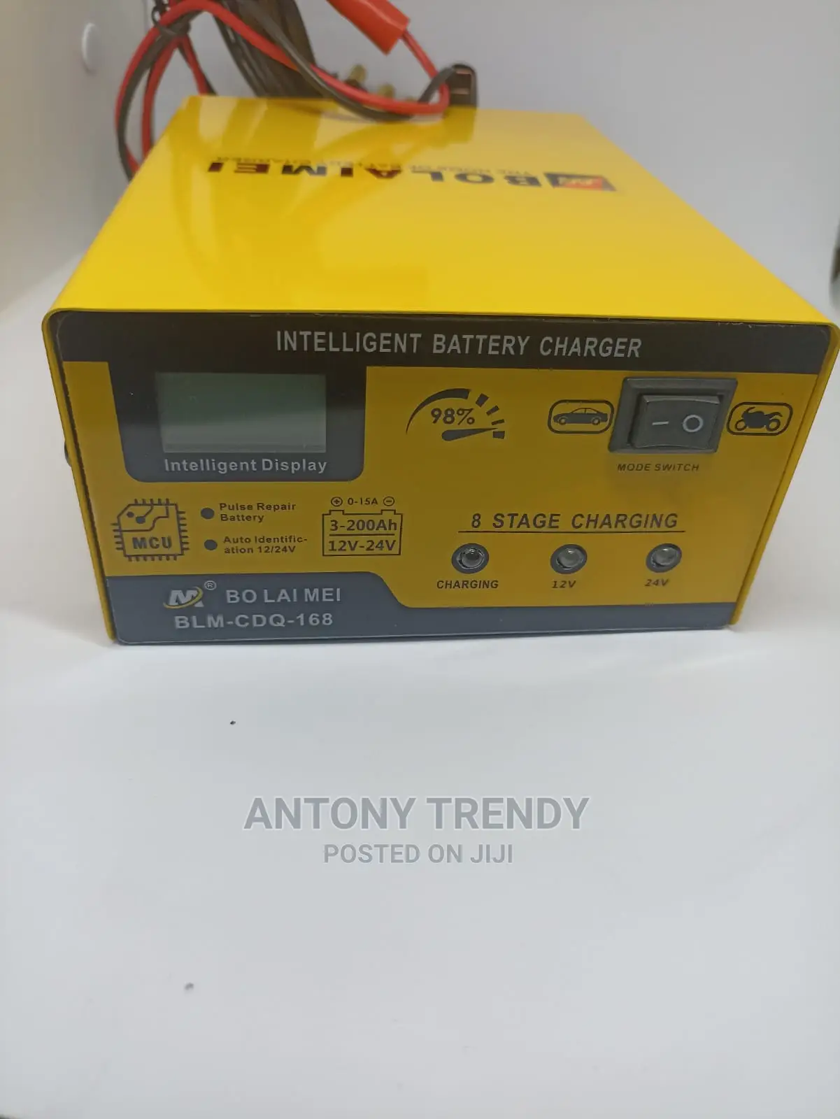 Portable Universal Automatic Smart Lead Acid Battery Charger