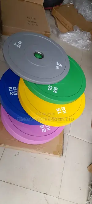 Bumper Olympic Plates