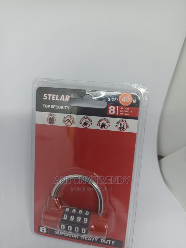 Trendy Zinc Alloy 5-Digit Combination Padlock