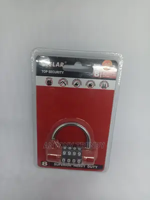 Resettable 5 Digit Combination Padlock