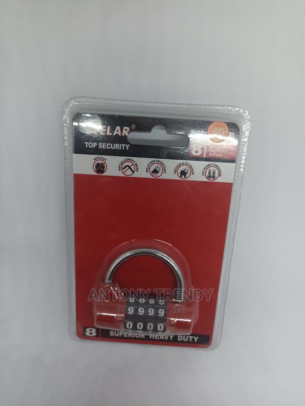 Resettable 5 Digit Combination Padlock