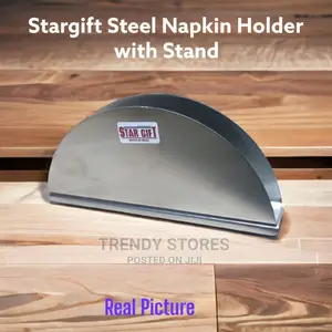 Stargift Stainless Steel Napkin Holder With Stand