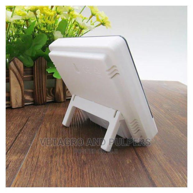 Electronic Digital Thermometer and Hygrometer With Clock - thumbnail 4