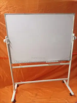 4ft by 3ftwhiteboard on a Wheeled Stand for Outdoor Displays