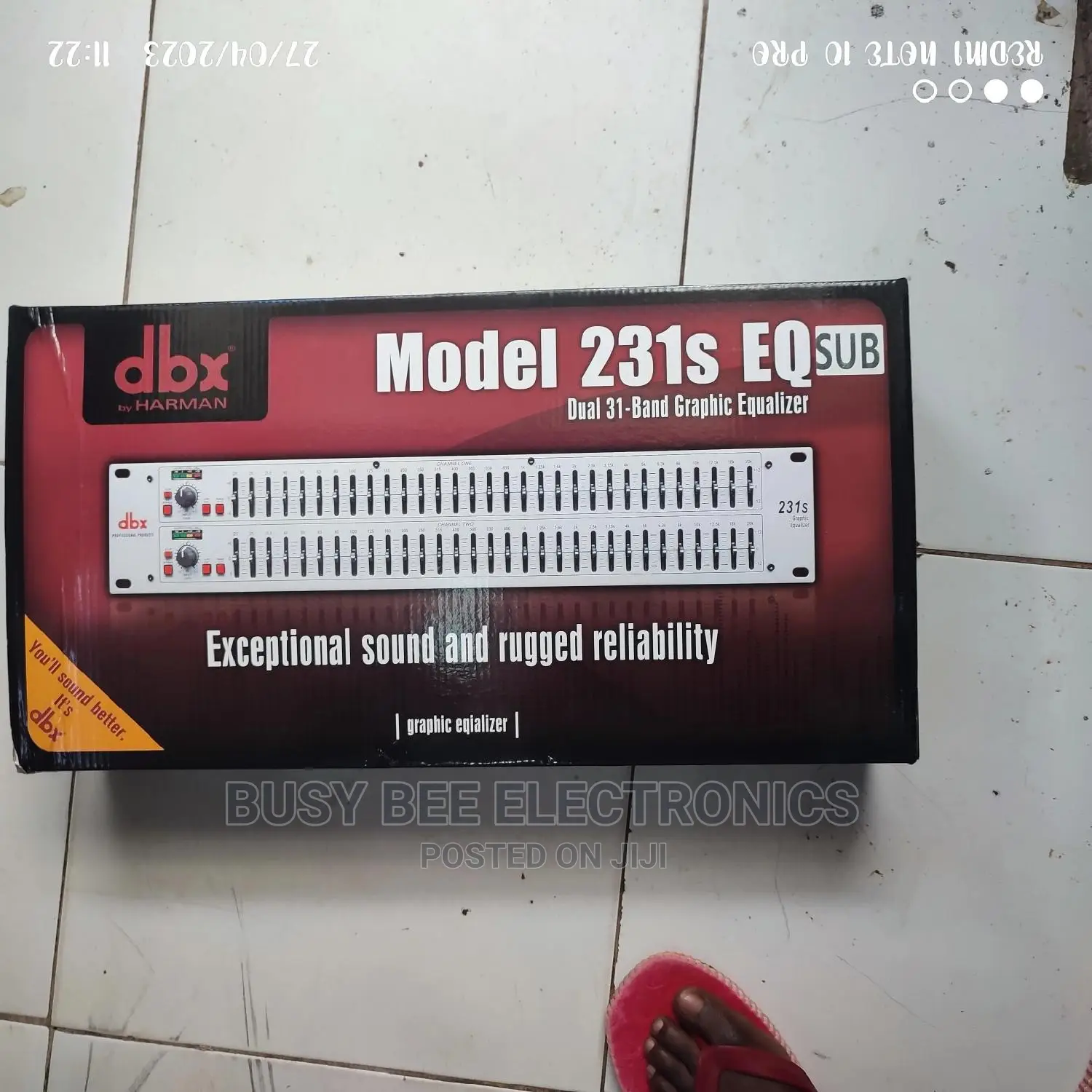 DBX Equaliser
