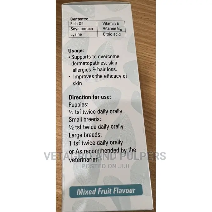 Dermalin Oral Skin Conditioner Mixed Fruit Flavour 200ml