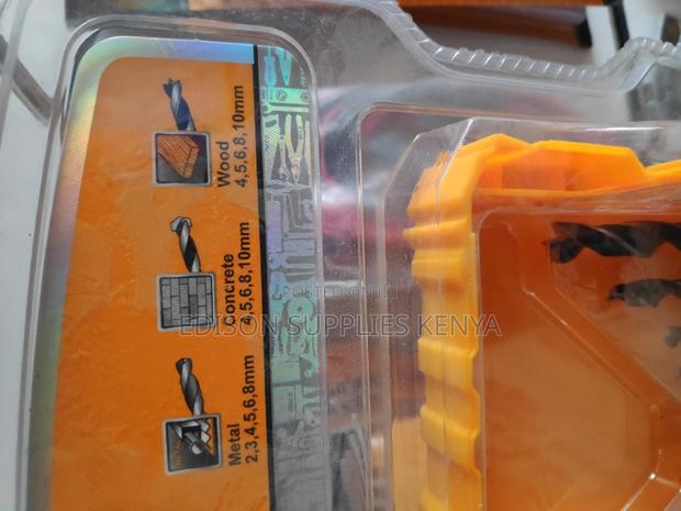 Ingco Drill Bits 16pc Metal,Masonry,Wood Drill Bits Akdl1160 - thumbnail 8