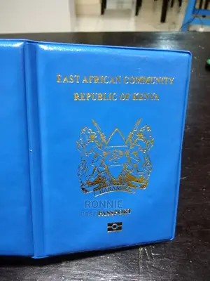 Kenya East Africa Epassport Cover Holder - Light Blue
