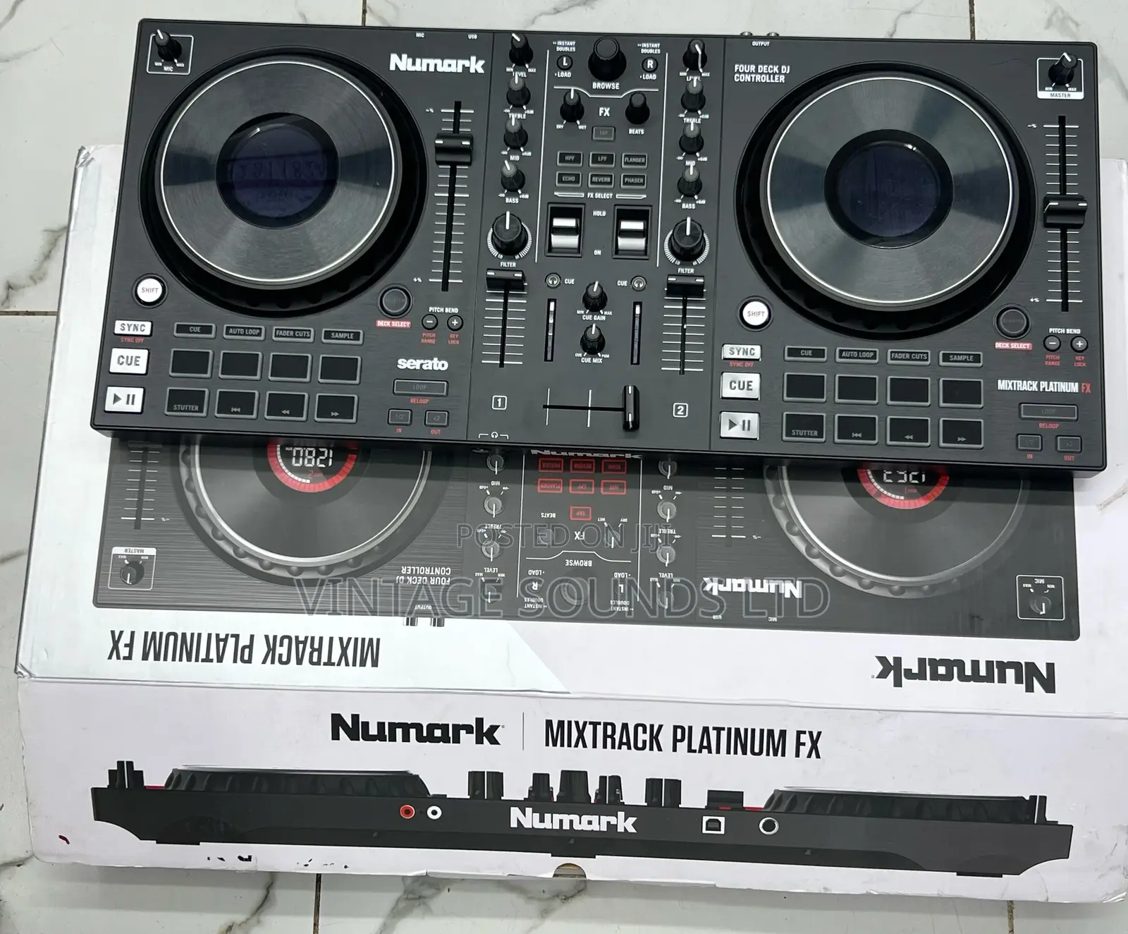 Numark Mixtrack Platinum Fx -Dj Controller Serato Dj With 4
