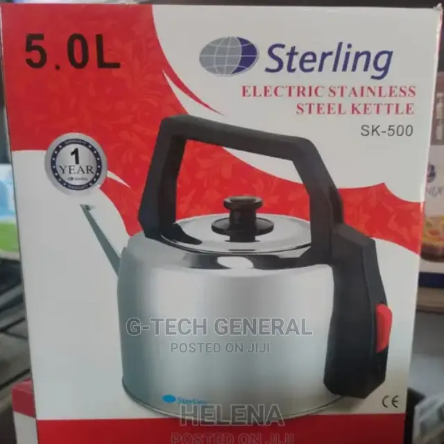 Sterling Electric Stainless Steel Kettle-5l