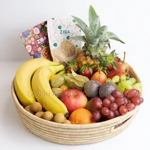 Oval Rattan Organizer Storage Basket