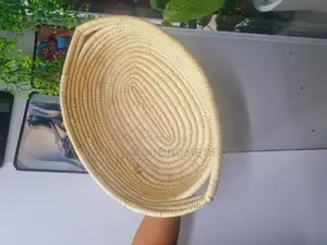 Oval Rattan Organizer Storage Basket