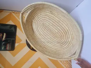 Oval Rattan Organizer Storage Basket