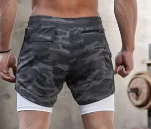 Men Gym Shorts/Hiking Shorts With Hidden Pockets