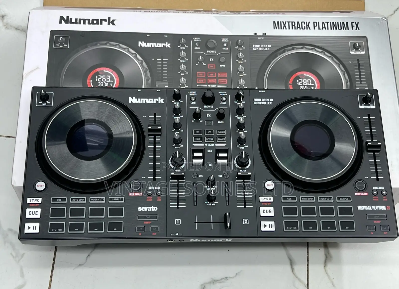 Numark Mixtrack Platinum Fx Serato 4 Deck Dj Controller
