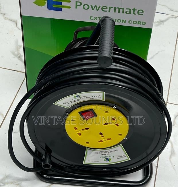 50 Meters Extension Cable/Power Extension Cord Reel/1.5mm