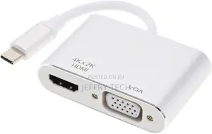 Lord of the Tools USB C to HDMI VGA Adapter 2 in 1 USB 3.1 T