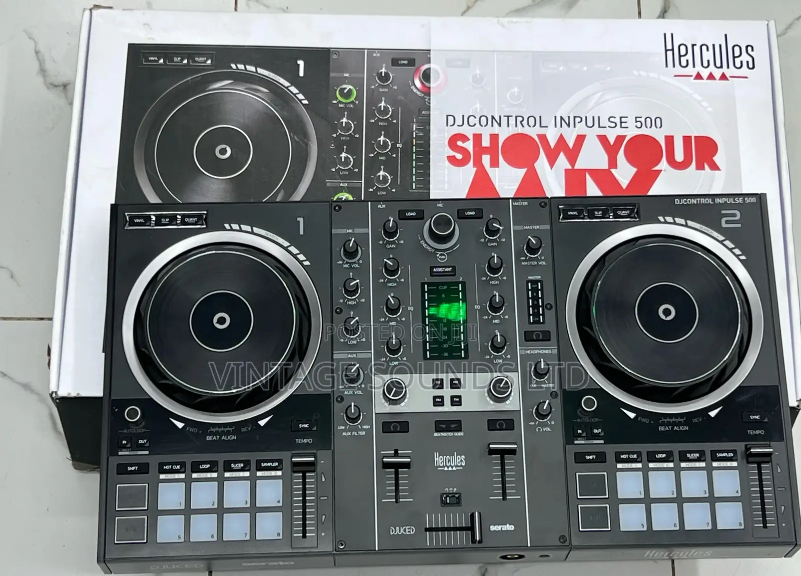 Hercules Djcontrol Inpulse 500 2-Channel Serato Dj