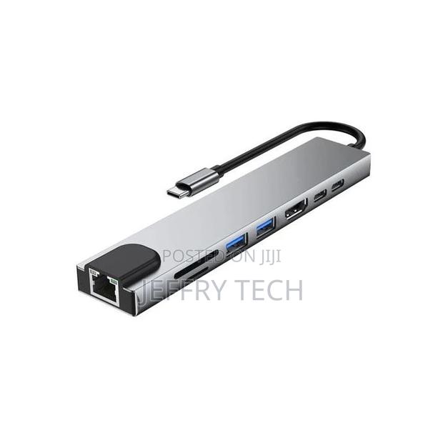 Generic 8-in-1 USB C Hub Type-C Docking Station Multiport Ad