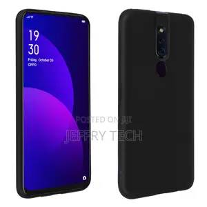 Silicon Case, Matte Back Cover for Oppo F11 Pro – Black