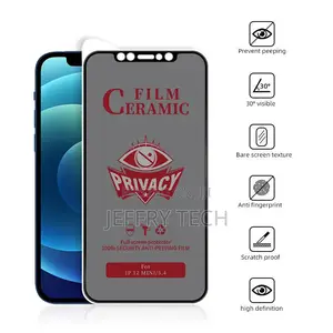 iPhone 14 Pro Max/ Privacy Anti-Spy Ceramics Screen Protec