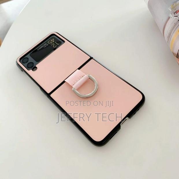 Samsung Galaxy Z Flip 3 Case With Finger Ring Candy Color Fl - thumbnail 2