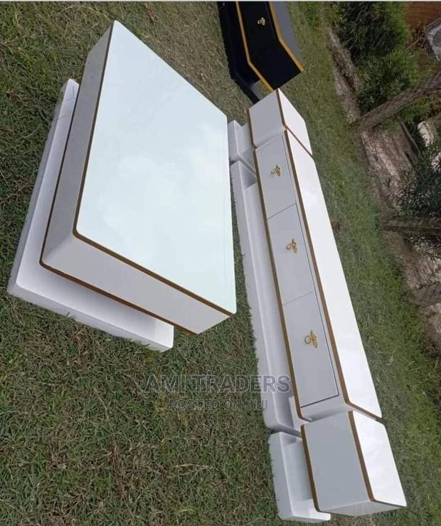 White Golden Coffee Tables