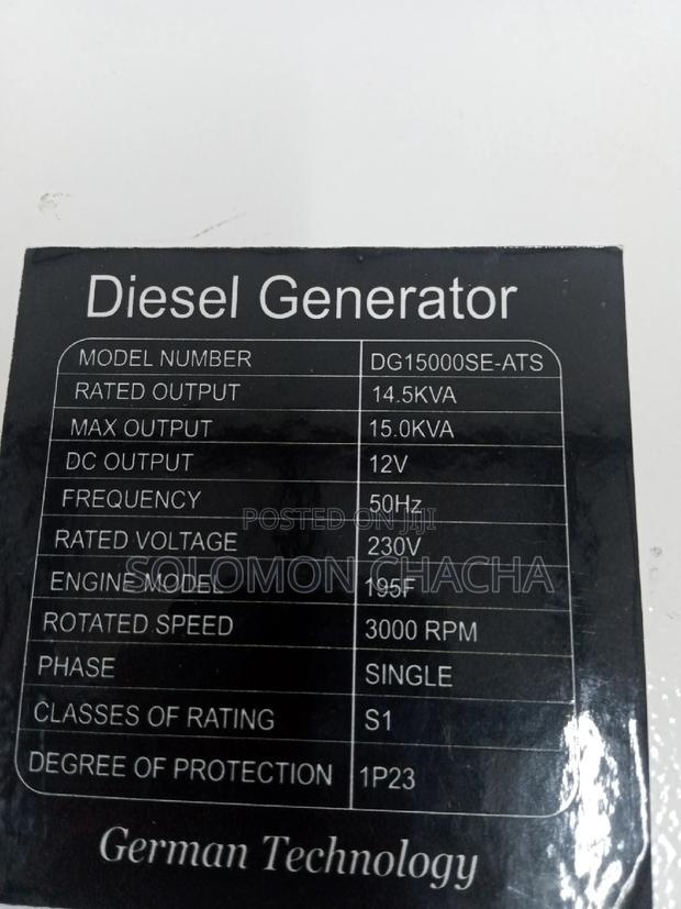 Girasol 15kva With Free Ats Silent Deisel Generator - thumbnail 3