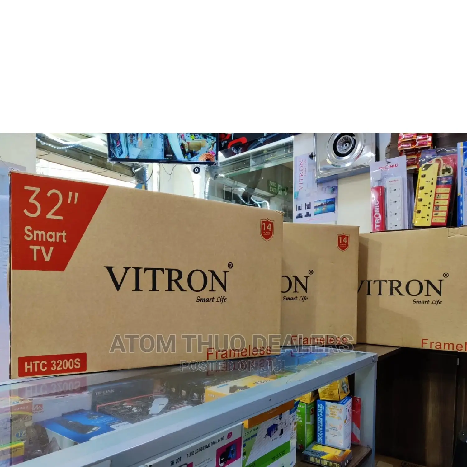 Smart Android 32 Inches Flameless Vitron Television/Tv
