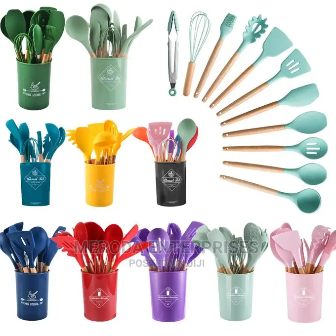 Silicone Spoon Set - 12 PCS