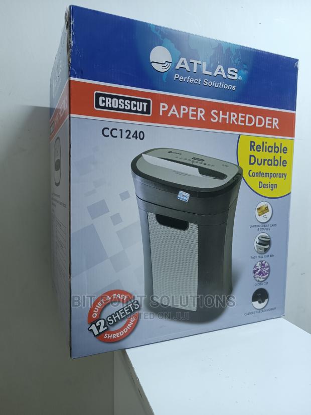 12sheets Shredder Cc1240 Atlas Shredder ! Cc1240 Crosscut - main view