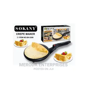 Sokany Electric Crepe Maker Non Stick Baking Pancake Pan