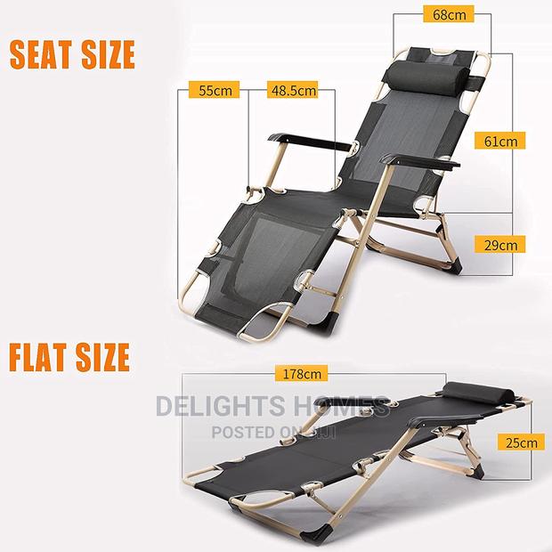 Foldable Lounge Chair Cum Bed