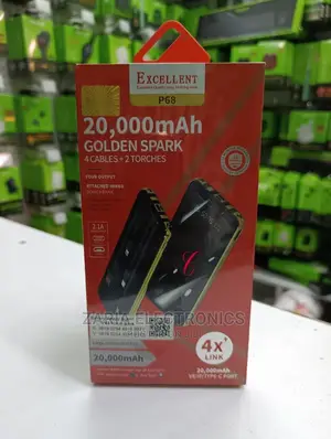 20000mah Solar Power Banks With 4 Cables