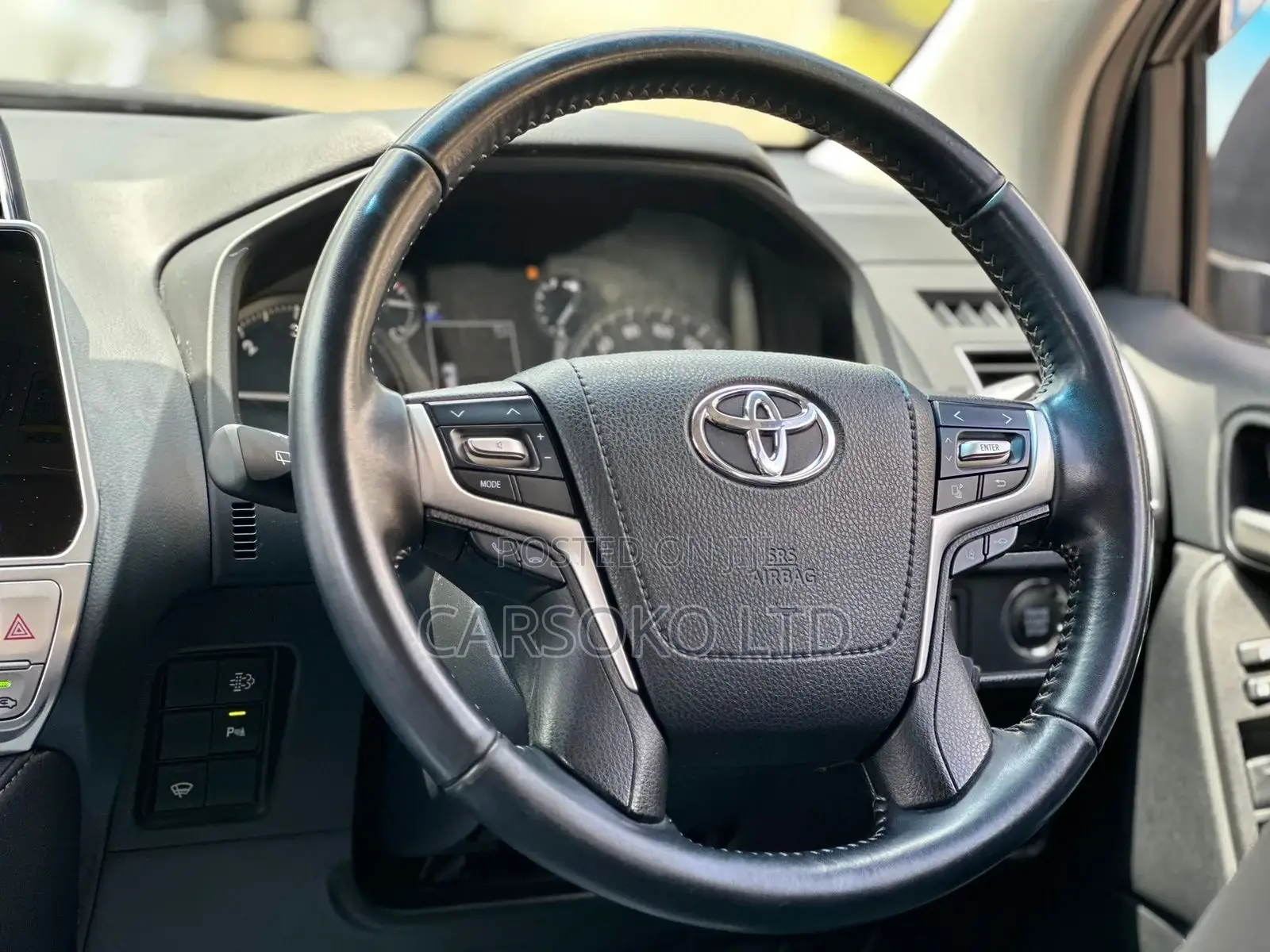 Toyota Land Cruiser Prado 2017 Matt Black