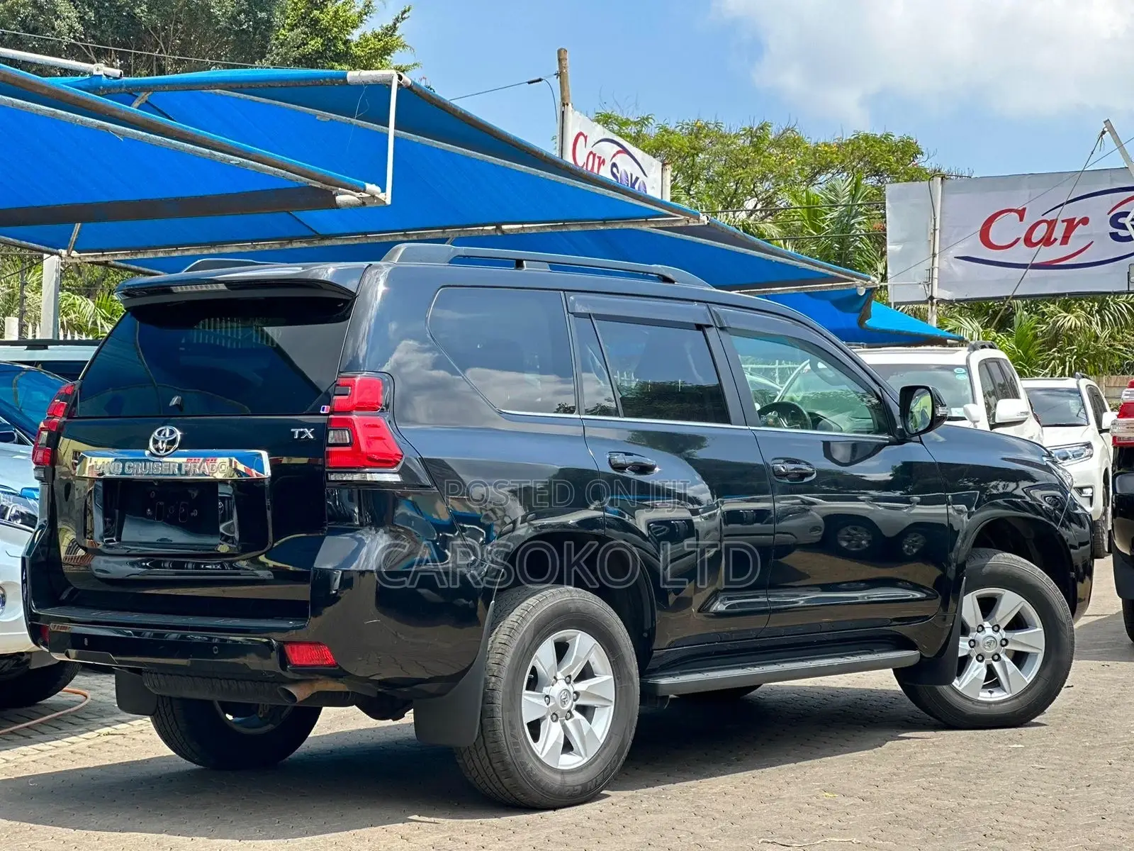 Toyota Land Cruiser Prado 2017 Matt Black