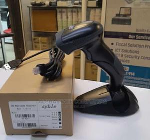 XB-2055A - Scanner, Black, 1D Laser, USB (Incl Stand) - thumbnail 2