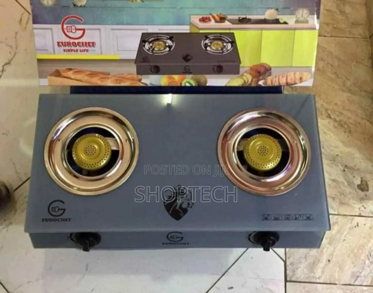 Eurochef 2burner Glass Top Cooker
