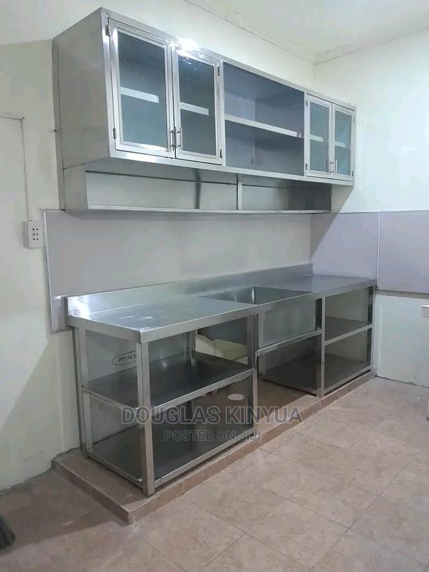 Stainless Steel Working Table Sink::