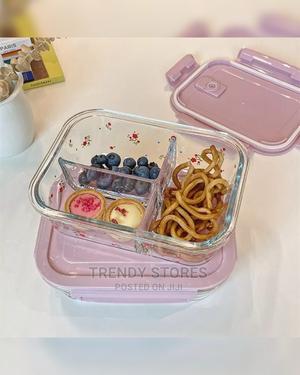 3 Grid Microwave - Safe Glass Lunch Box - thumbnail 2