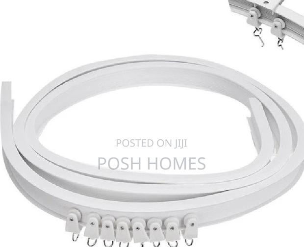 PVC 4m Bendable Curtain Rails