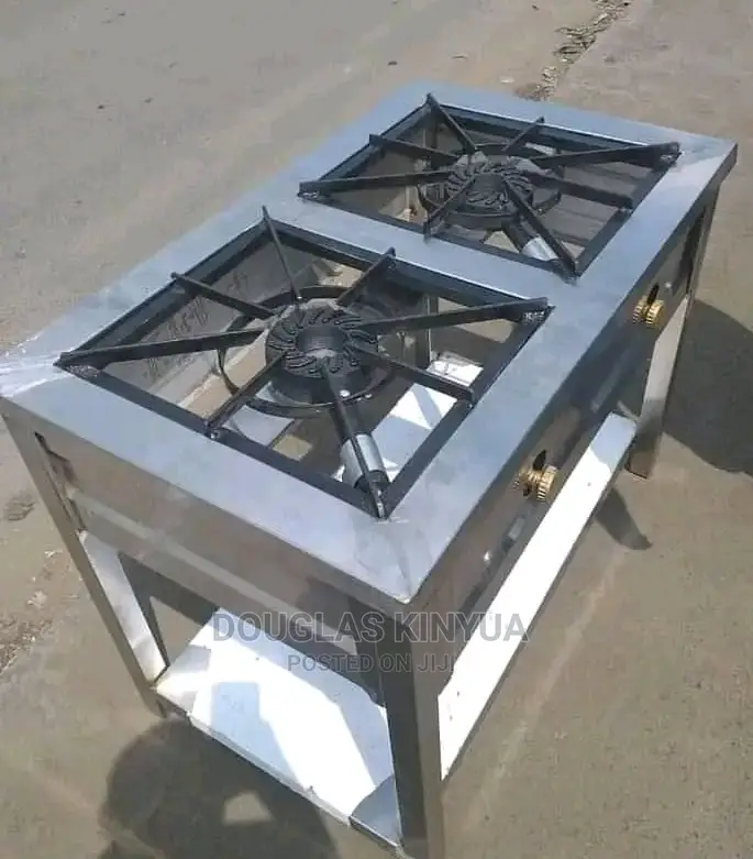 2burners Stainless Steel Gas Cooker.( High Pressure). in Gikomba