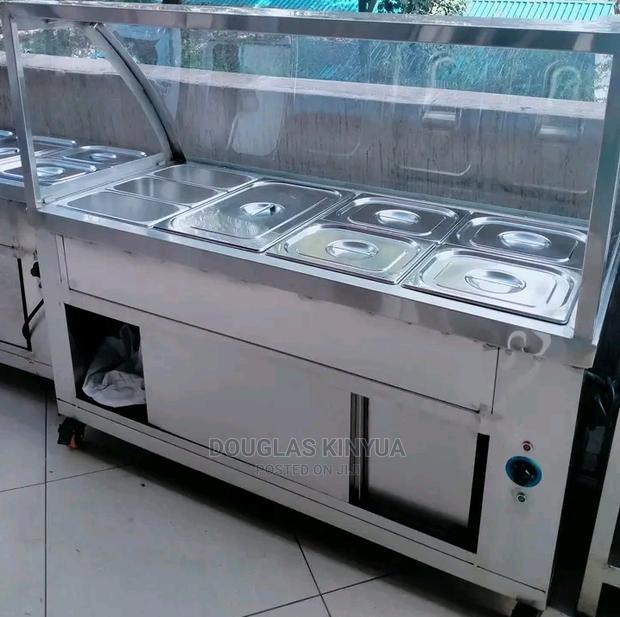 Stainless Steel Bain Marine" ( Food Warmer Display)"