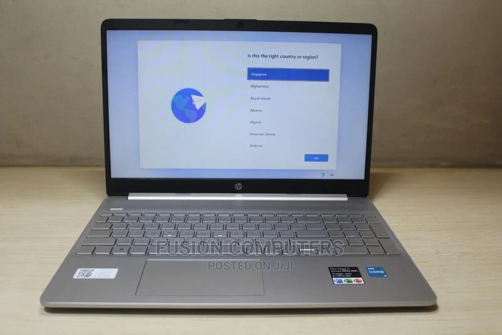 New Laptop HP 15 4GB Intel Core I3 SSD 256GB