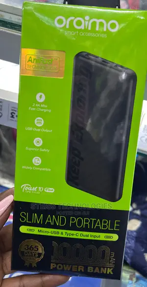 Oraimo 10000mah Powerbank(P118d)
