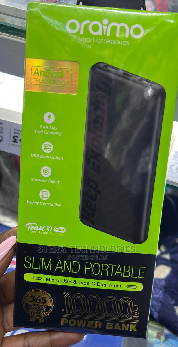 Oraimo 10000mah Powerbank(P118d)