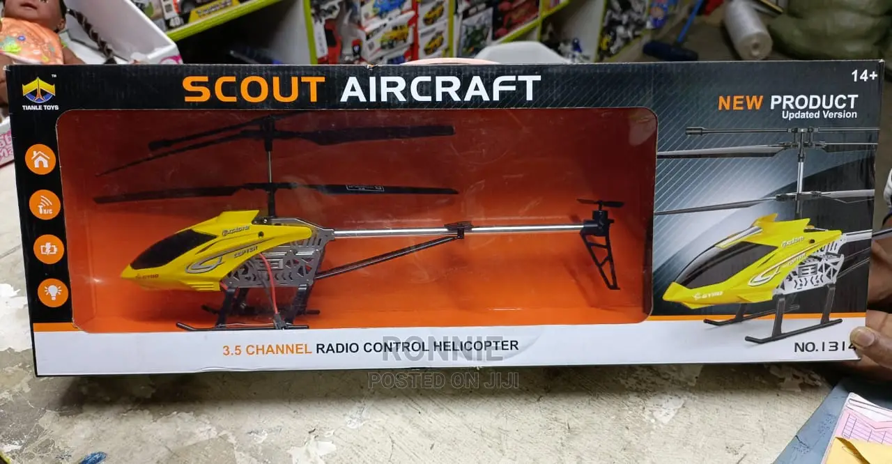 Big Flying Remote Control Chopper Helicopter Scout Aircraft