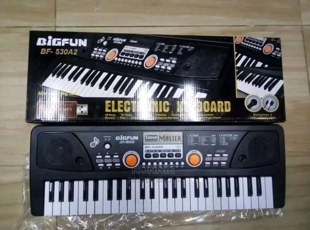49 Keys Piano + Microphone + USB Slot 16 Tones, 8 Rhythms