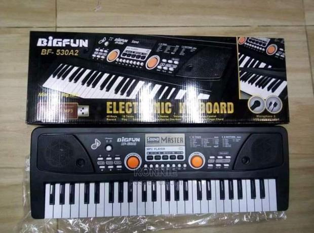 49 Keys Piano + Microphone + USB Slot 16 Tones, 8 Rhythms
