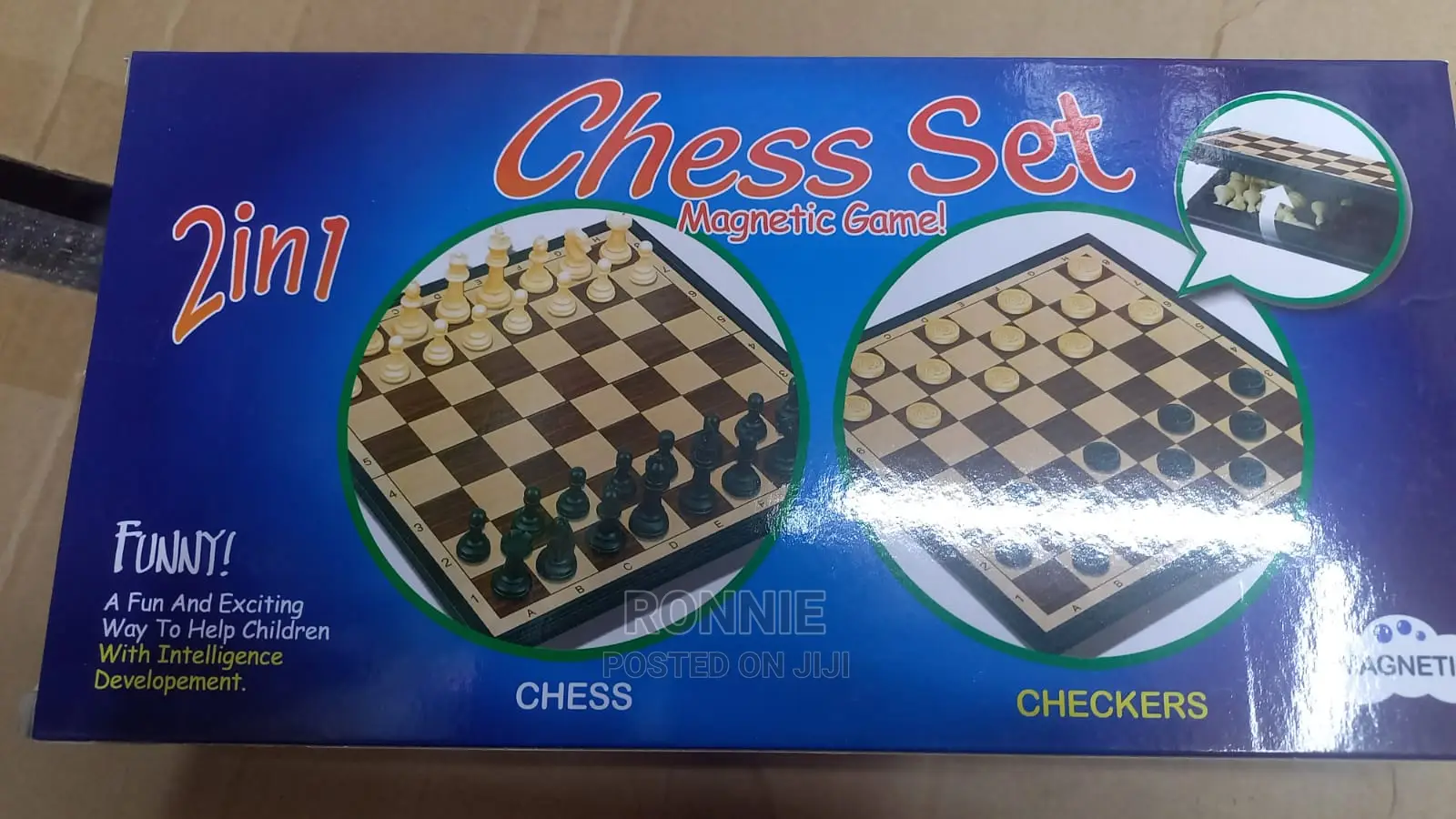 2 in 1 Chess Checkers